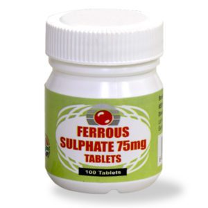 FERROUS SULPHATE 75MG